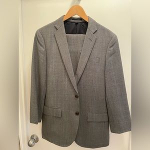 J. Crew Ludlow Traveler Suit in Glen Plaid Italian Wool